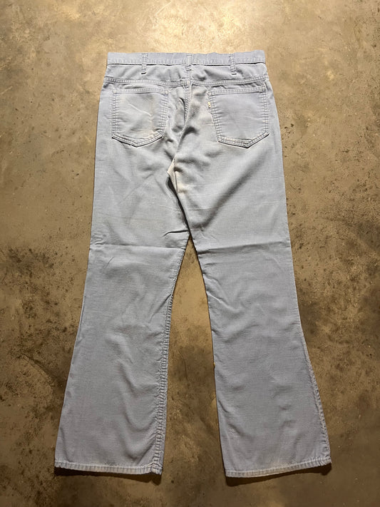 (36x32) 70's 646 White tab corduroy Wide leg Flared Levi's