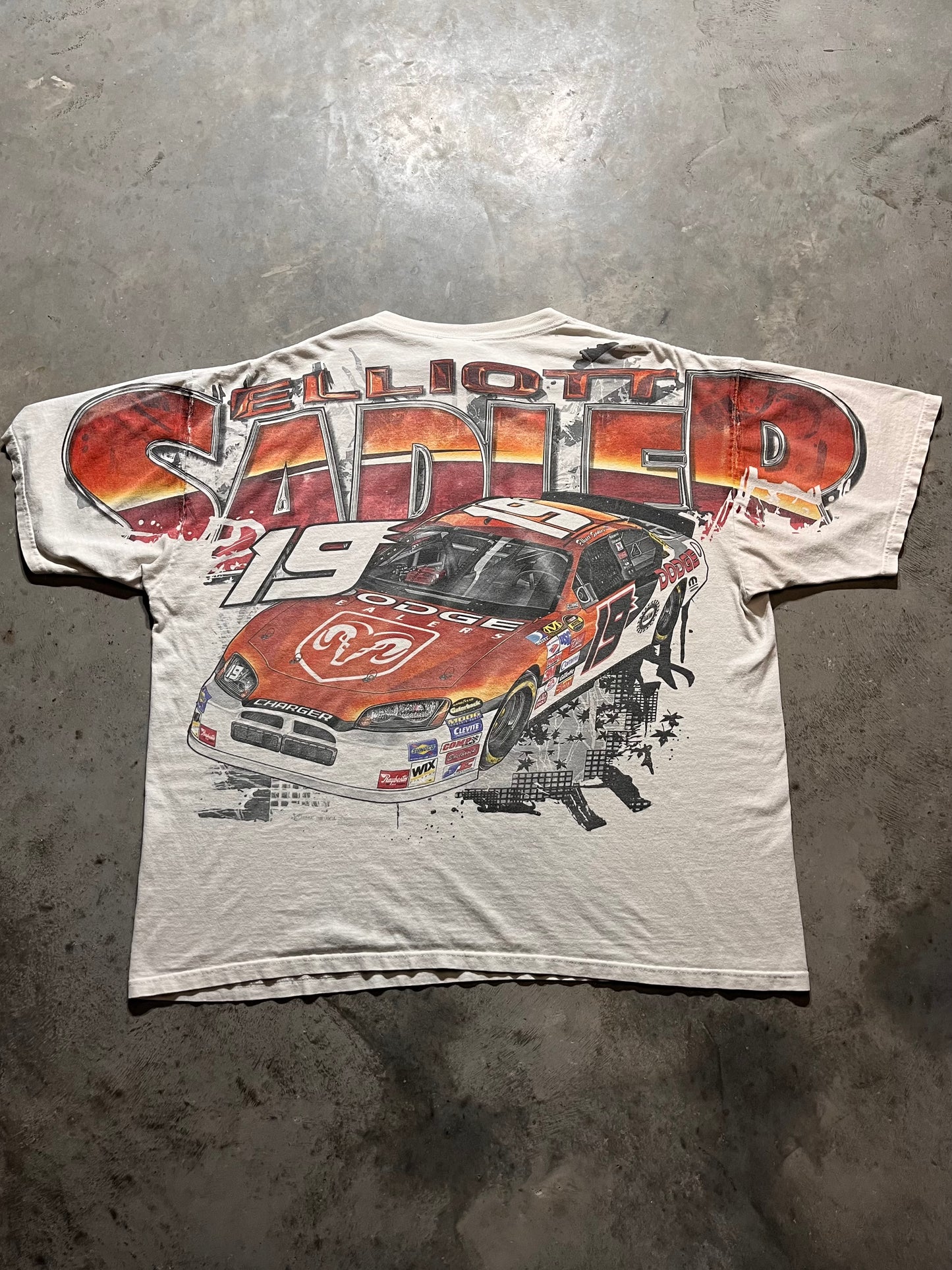 (2XL) 2000’s Elliott Sadler AOP Nascar tee