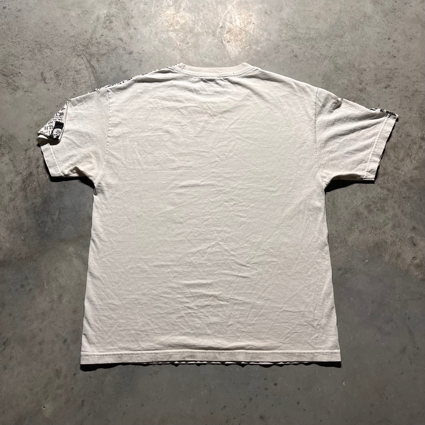 (M)Y2K White Metal Melisha graphic tee