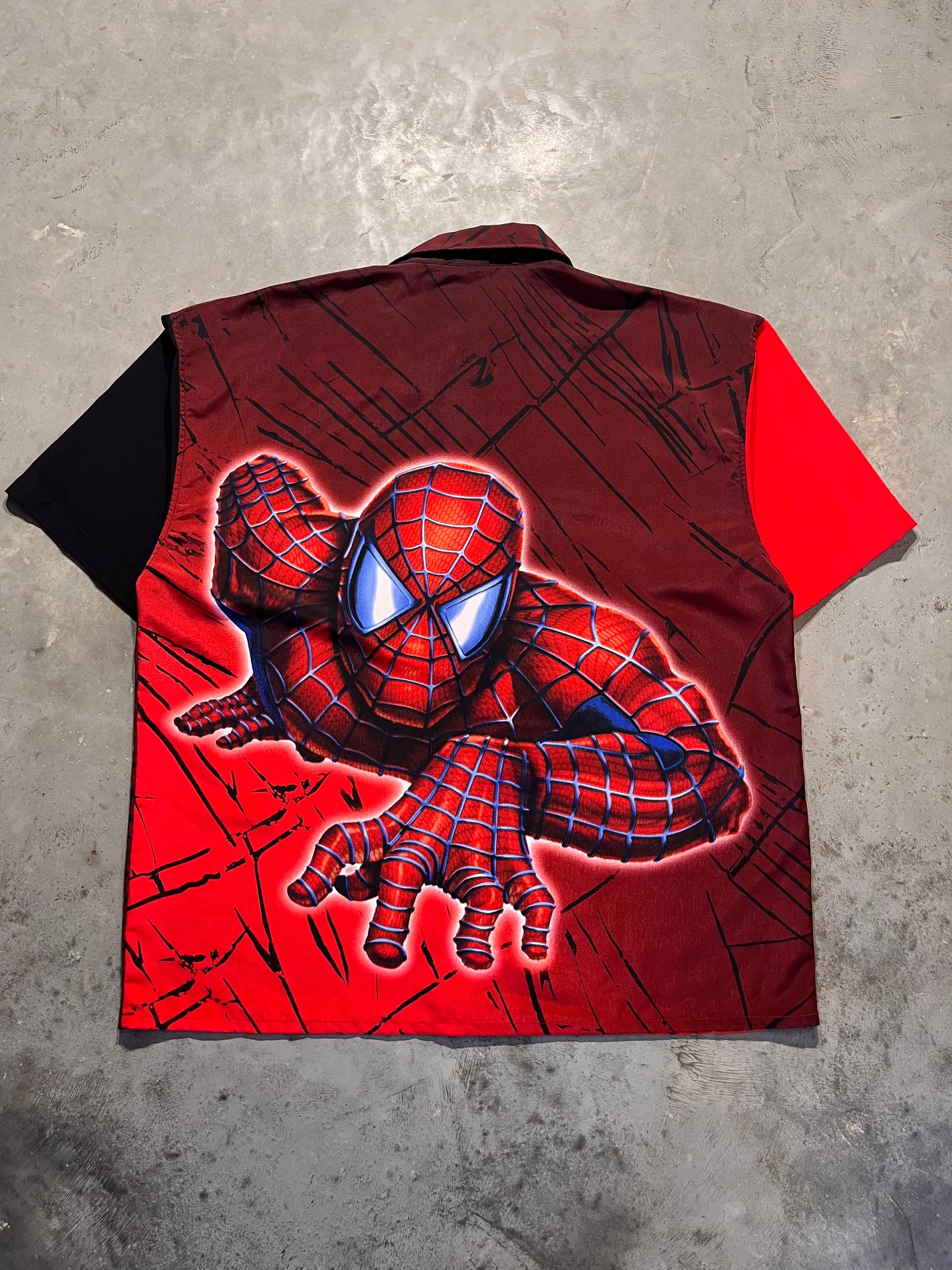 2002 Spider-man button up AOP