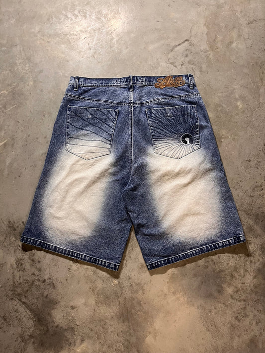 (40X15) Y2K Akademiks Faded Jorts