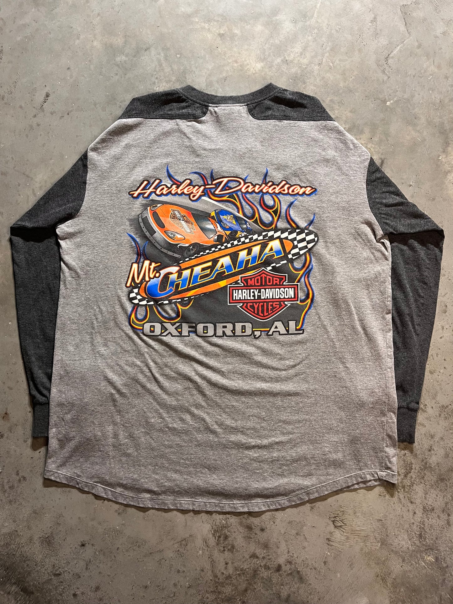 (L)Harley Davidson Nascar Racing long sleeve