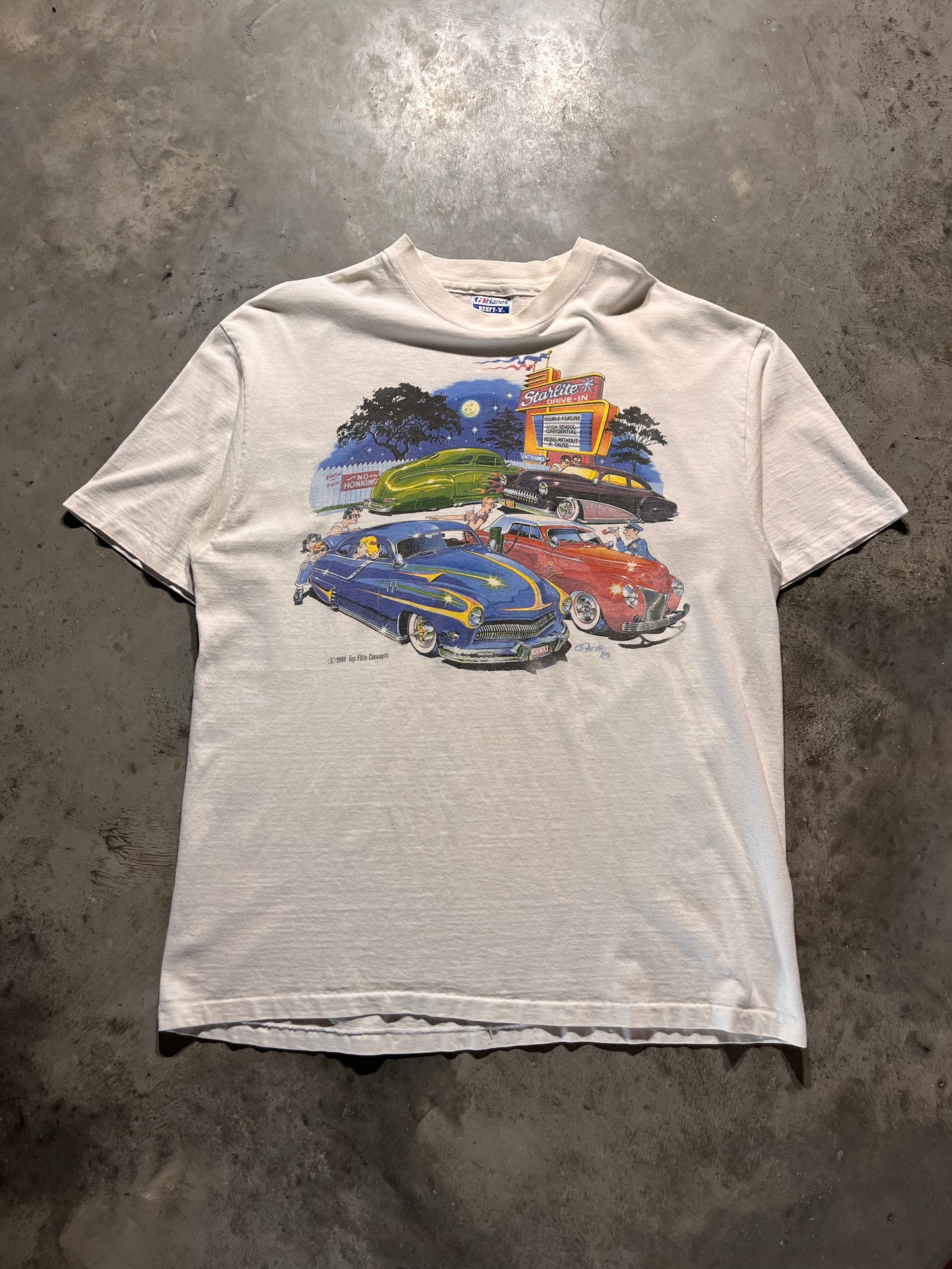 (XL)1985 Car dinner tee