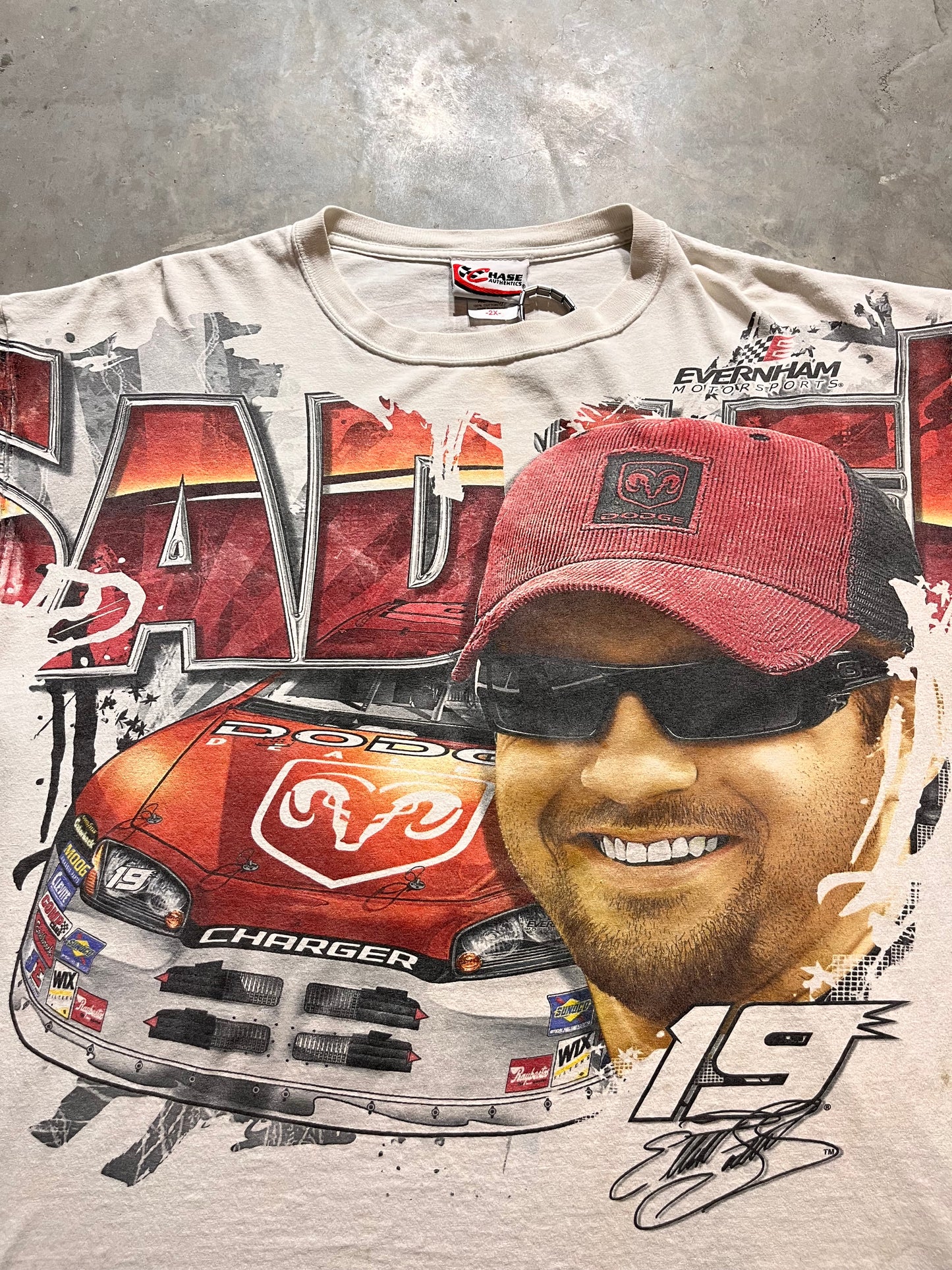 (2XL) 2000’s Elliott Sadler AOP Nascar tee