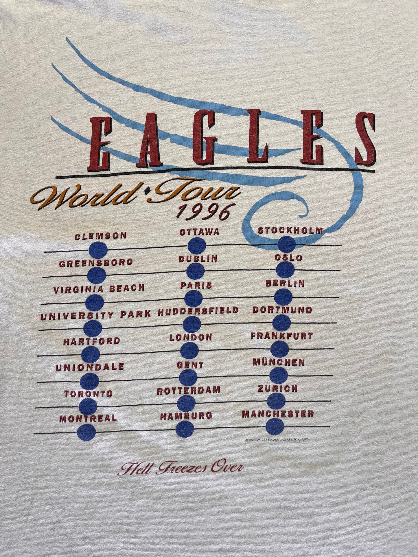 (XL) 1994 Giant Tag Eagles Band tee