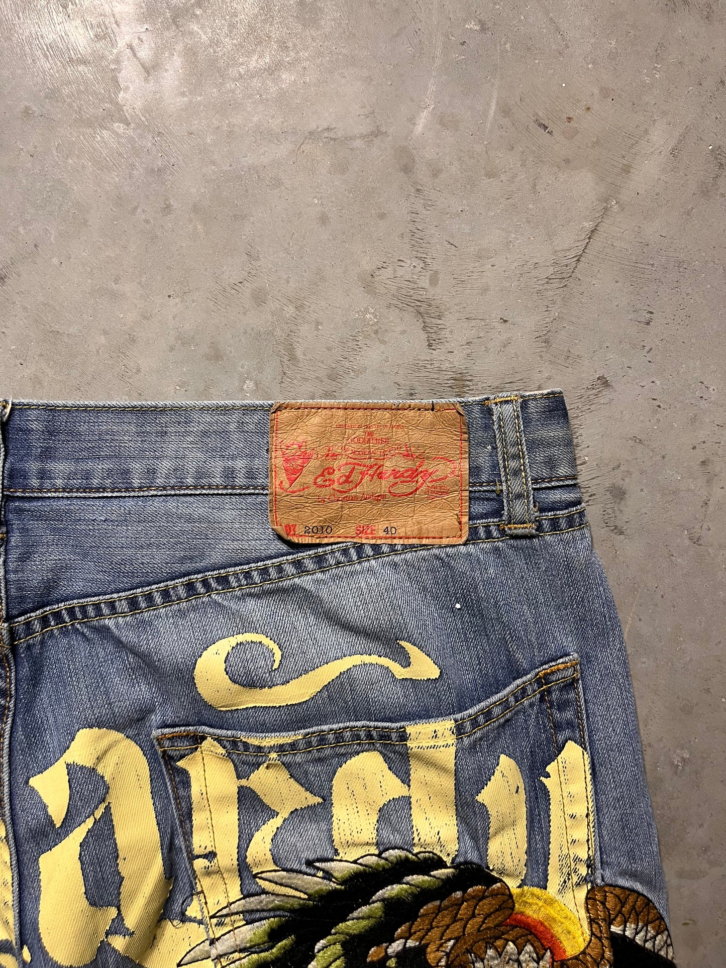 (40x32) Y2K 2010 Ed Hardy Jeans