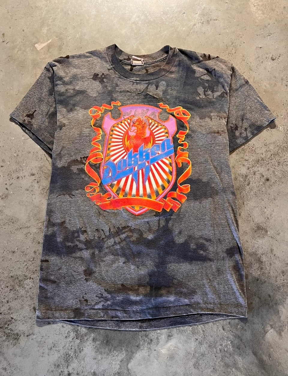 (M) Dokken 1987 band tee