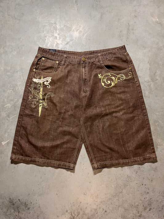 (42X14) Imperious embroidered Jorts