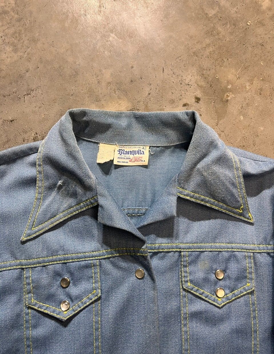 (L)70s Mexican made button up