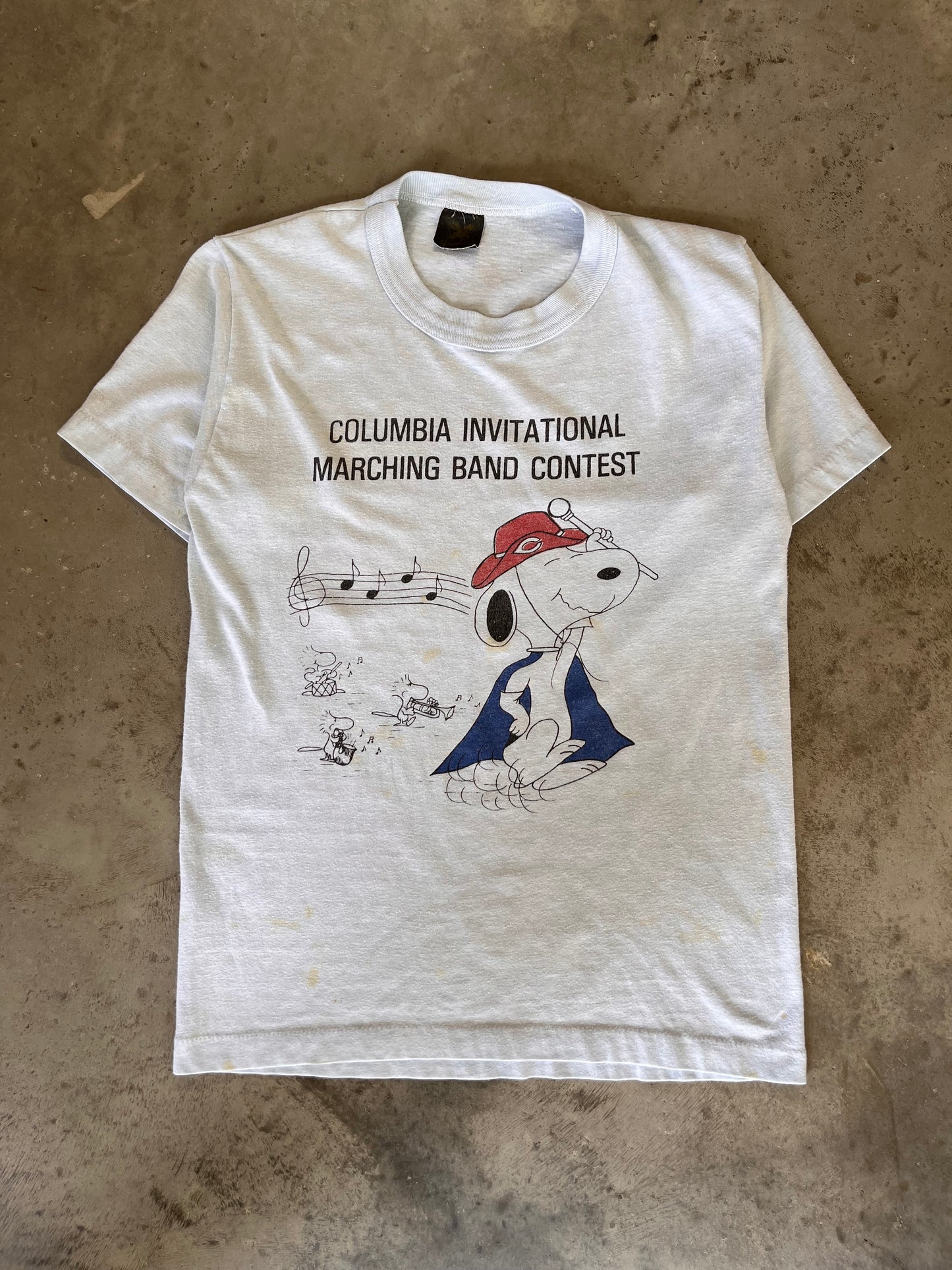 (S) 80’s Snoopy Marching Band Tee