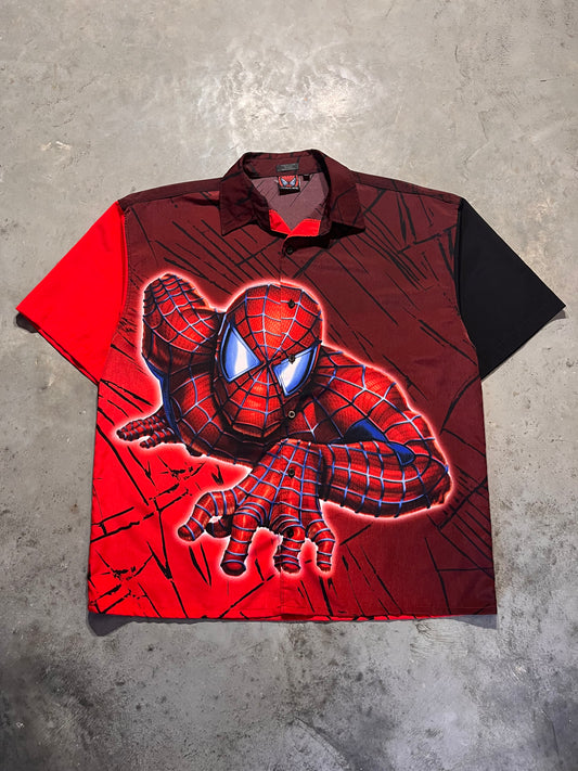 2002 Spider-man button up AOP